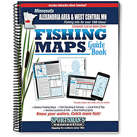 Alexandria & West Central MN Fishing Map Guide