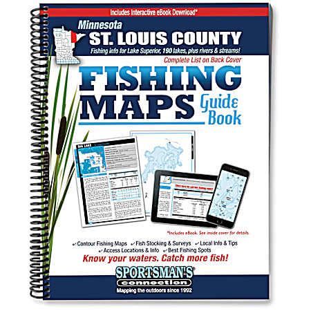 MN St. Louis County Fishing Map Guide