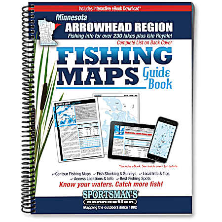 Minnesota Arrowhead Region Fishing Map Guide