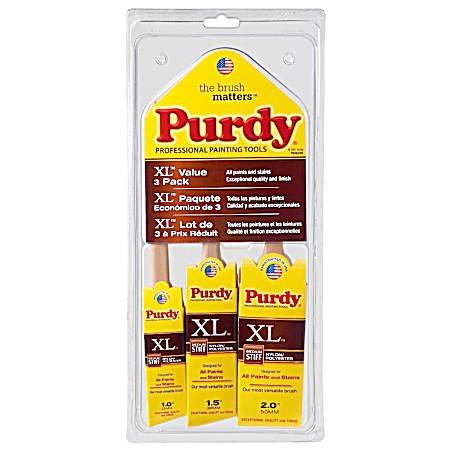 XL Brush Set - 3 Pc