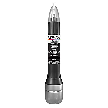 0.25 fl oz GM 41, WA 8555, GBA Black Vehicle Touch Up Paint