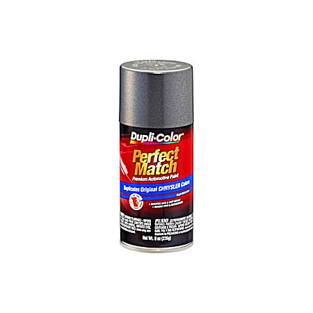 Perfect Match 8 oz Premium Automotive Paint - CHRYSLER Charcoal Gray M AA9,PA9
