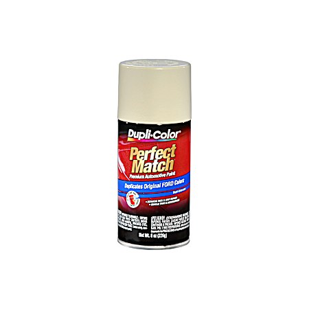 Perfect Match 8 oz Premium Automotive Paint - FORD Wimbledon White M,9A