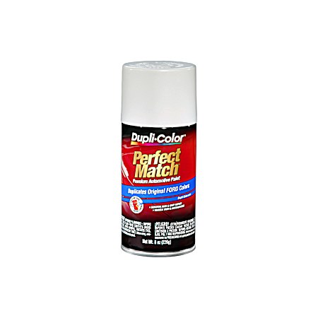 Perfect Match 8 oz Premium Automotive Paint - FORD Performance White WB,WP,WT,YA