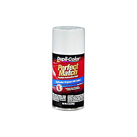 Perfect Match 8 oz Premium Automotive Paint - GM Arctic White 10 WA9567