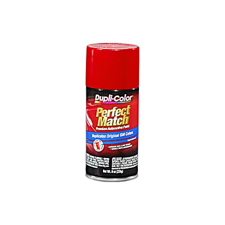 Perfect Match 8 oz Premium Automotive Paint - GM Bright Red 81 WA8774