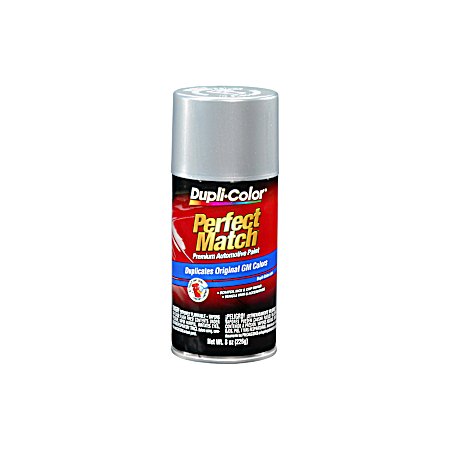 Perfect Match 8 oz Premium Automotive Paint - GM Ultra Silver M 95 WA8867, 96 WA8867