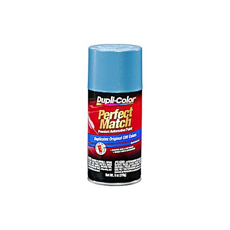 Perfect Match 8 oz Premium Automotive Paint - GM Light Blue M 21 WA7470