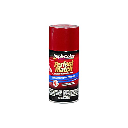 Perfect Match 8 oz Premium Automotive Paint - GM Red M 75 WA8919