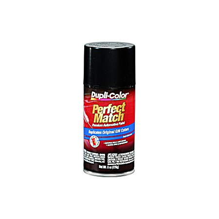 Perfect Match 8 oz Premium Automotive Paint - GM Black M 14 WA8767