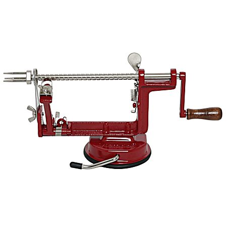 Johnny Apple Red Suction Base Apple Peeler