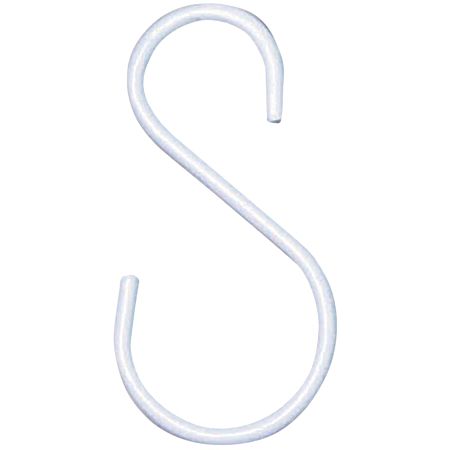 White Extender S-Hook - 2 Pk