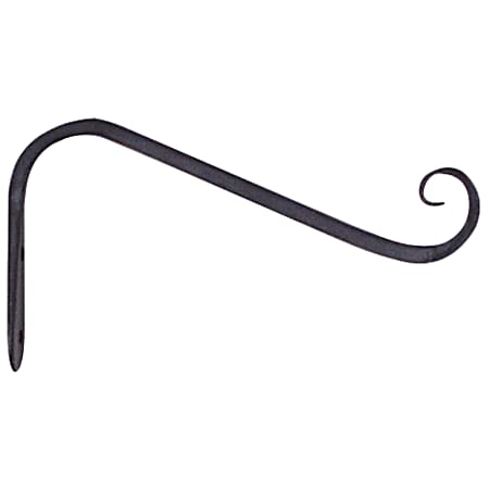 5 in Black Forged Angle Hook