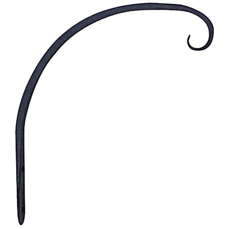 8 in Black Forged Curved Hook