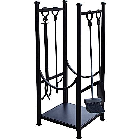 Hearth Center Log Bin & Tool Set