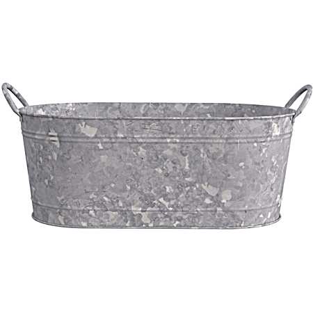 16 In Oval Washtub Planter