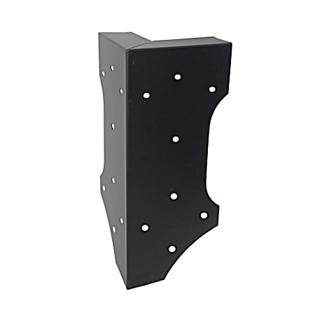 Black Raised Garden Bed Corner Bracket - 4 Pc Set