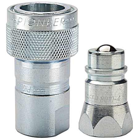 0.5 in Complete Hydraulic Coupling Steel Ball Valve