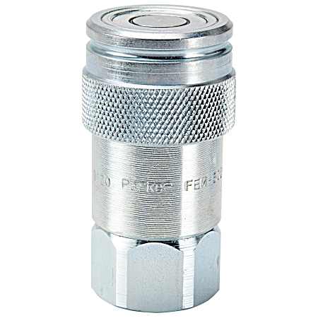 Flush Face Coupler (7/8 In. UNF/-10 Female ORB)