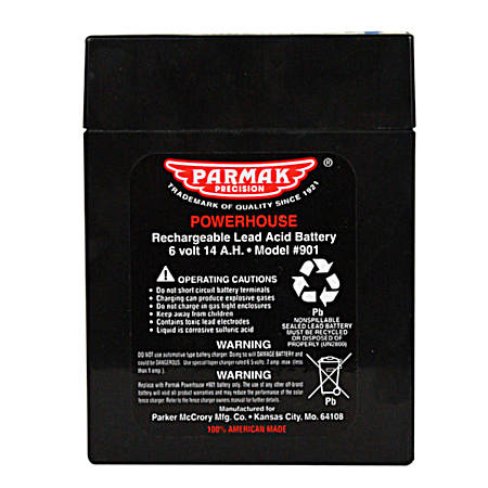 6V Gel Replacement Battery for Parmak Solar Powered Fencers