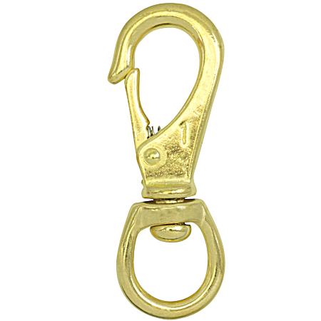 Swivel Eye Boat Snap - Brass