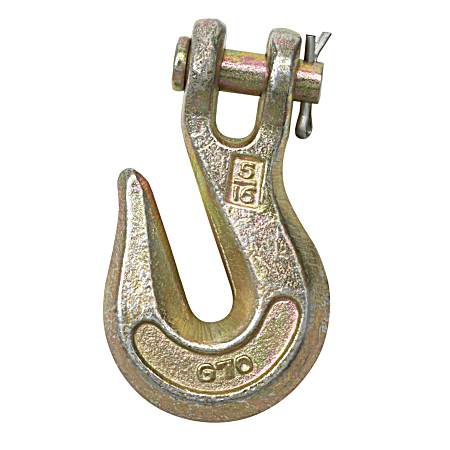 G70 Clevis Grab Hook - Yellow Zinc