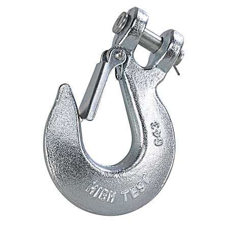 G43 Clevis Slip Hook with Latch - Zinc