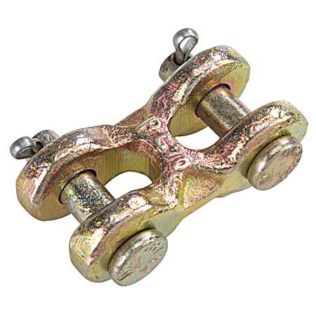 G70 Double Clevis Link - Yellow Chromate