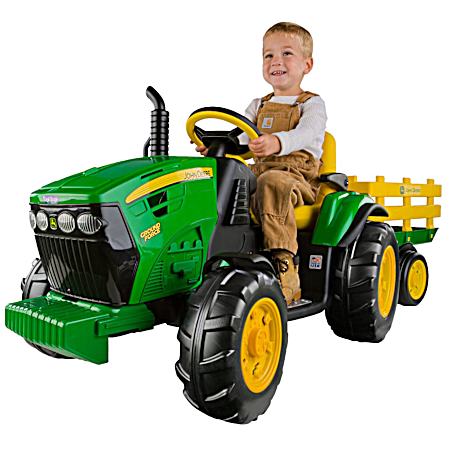 John Deere 12V Ground Force w/ Trailer