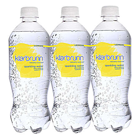 20 oz Lemon Sparkling Water - 6 pk