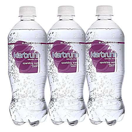 20 oz Black Cherry Sparkling Water - 6 pk