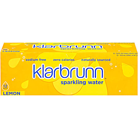 12 oz Lemon Sparkling Water - 12 pk