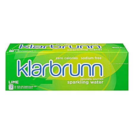 12 oz Lime Sparkling Water - 12 pk