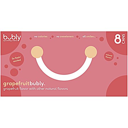 12 oz Grapefruit Enhanced Sparkling Water - 8 pk