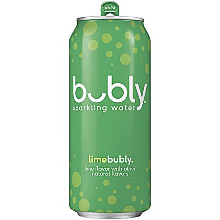 16 oz Lime Enhanced Sparkling Water