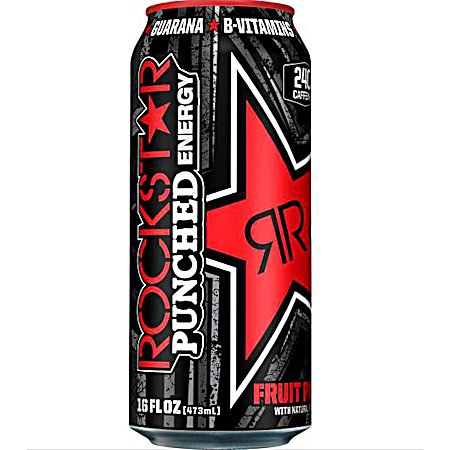 16 oz Punched Fruit Punch Energy Drink
