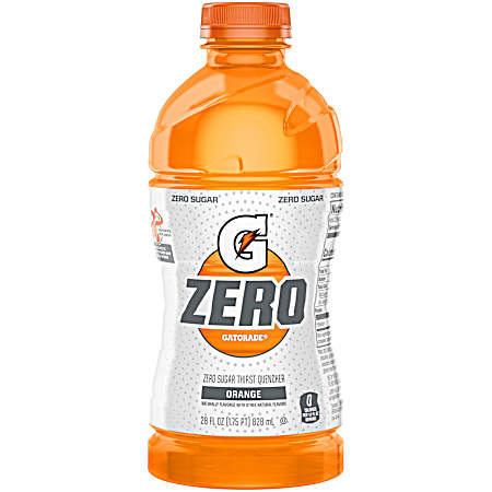 Zero Thirst Quencher 28 oz Orange Sports Drink