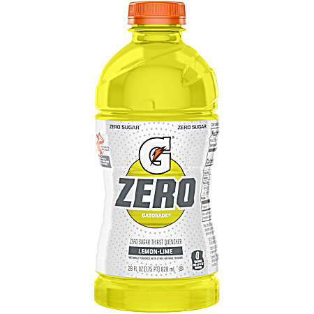 Zero Thirst Quencher 28 oz Lemon Lime Sports Drink