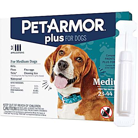 Medium Dogs 23 to 44 lbs Flea & Tick Control