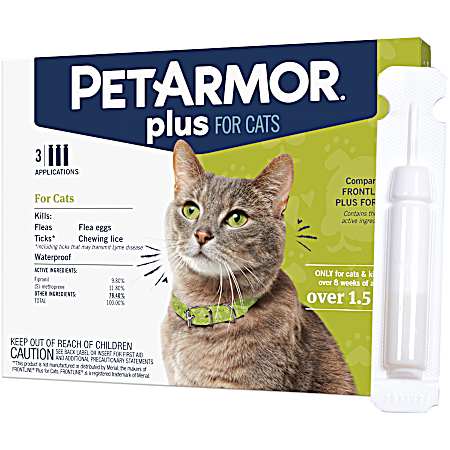 Cats & Kittens Over 1.5 lbs Flea & Tick Control