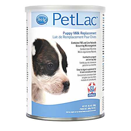 10.5 oz PetLac Milk Replacement Powder for Puppies