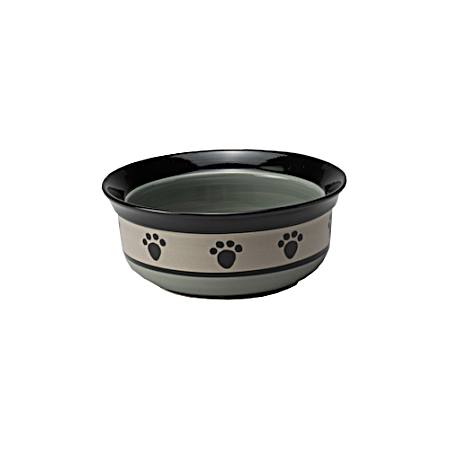 16 oz Ceramic Metro Deep Cat & Dog Bowl