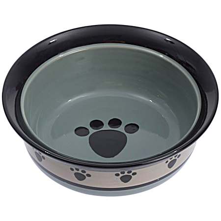 32 oz Ceramic Metro Deep Cat & Dog Bowl