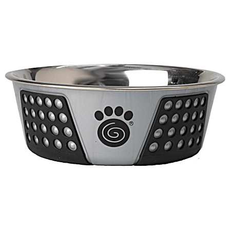 Light Gray/Black Fiji Pet Bowl