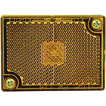 Amber Clearance & Side Marker Light w/ Reflector - V114A