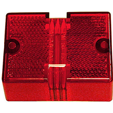 Red Submersible Combination Tail Light Replacement Lens - 56-15R