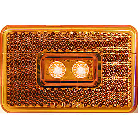 Amber LED Clearance & Side Marker Light w/ Reflex - V170A