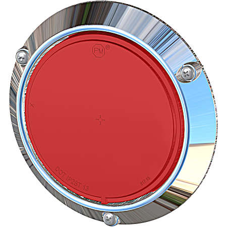 4 in Chrome Round Surface Mount Bracket