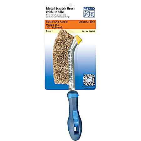 Metal Scratch Brush - Brass Wire