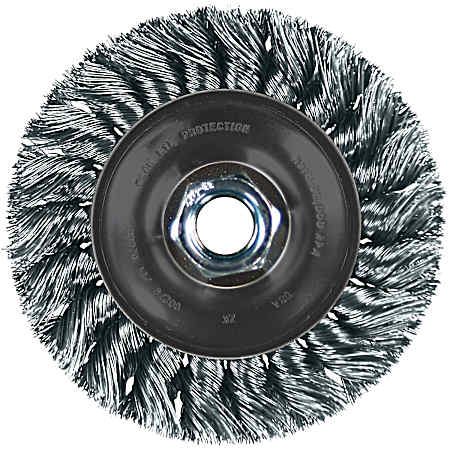 4 In Twist Knot Wheel Brush - Stainless Steel